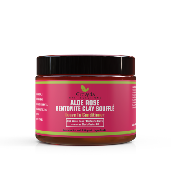 Aloe Rose Bentonite Clay Souffle Leave In Conditioner Twist Out Braid Out