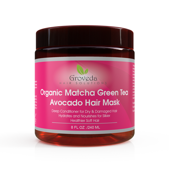 Organic Matcha Green Tea Avocado Deep Conditioning Hair Mask